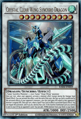 Crystal Clear Wing Synchro Dragon - RA04-EN059 - (PUR) Prismatic Ultimate Rare - 1st Edition